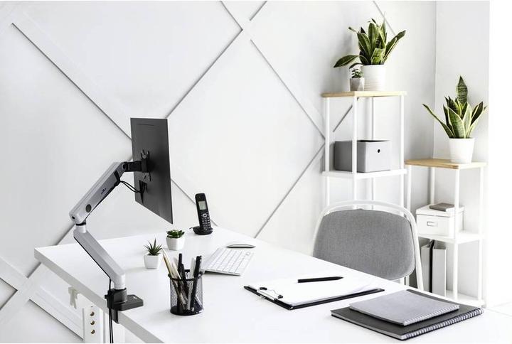 Immagine prodotto Durable Supporto per monitor. SELECT PLUS w. arm f. 1 mon. tableb. sil. (Tavolo, 32.01")