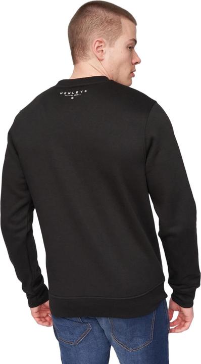 Actual product image Henleys Mens Scripthen Crew Neck Sweatshirt (L)