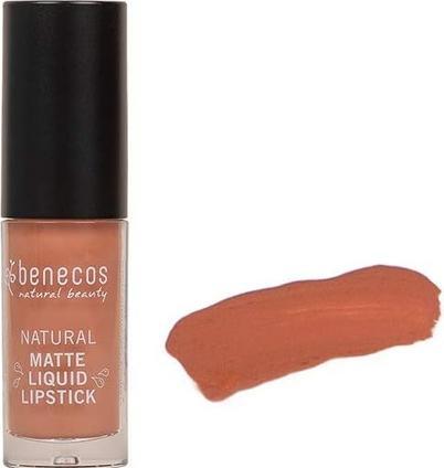 Actual product image Benecos Matte Liquid Lipsticks desert rose (Rose)