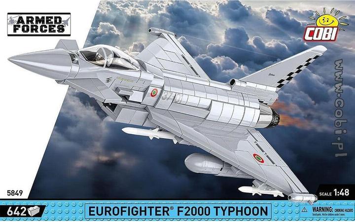Actual product image Cobi 5849 - 642 PCS ARMED FORCES /5849/ EUROFIGHTER TYPHOON I