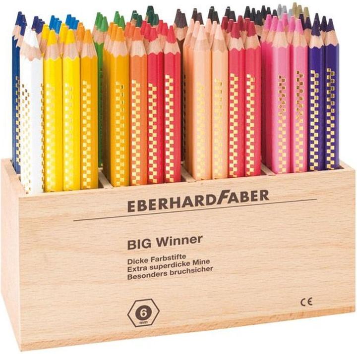 Produktbild EberhardFaber Buntstifte BIG WINNER (Mehrfarbig, 96 x)