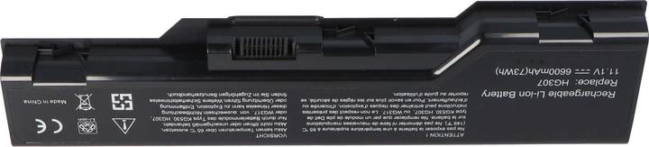 Actual product image Dell Battery XPS M1730, 312-0680, HG307, WG317 (6 Cells, 6600 mAh)