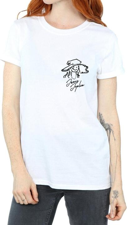 Image du produit Janis Joplin - T-shirt OUTLINE SKETCHED - Femme (L)