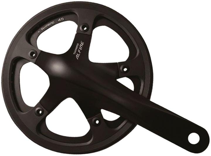 Produktbild Shimano Alfine FC-S501 Kurbelgarnitur 39T mit Kettenschutz Aussen (170 mm)