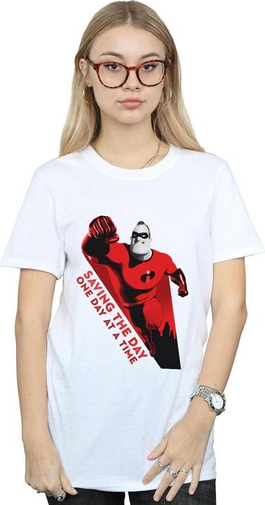 Immagine prodotto Disney The Incredibles Saving The Day Maglietta Ampia Donna (XL)