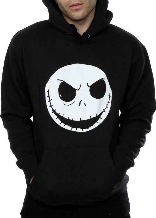 Dick Smith Jack Skellington Gesicht Baumwolle Hoodie