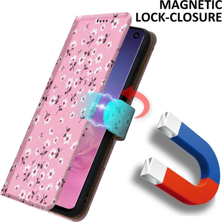 Actual product image Cadorabo Book cover with print (Samsung Galaxy S10+)