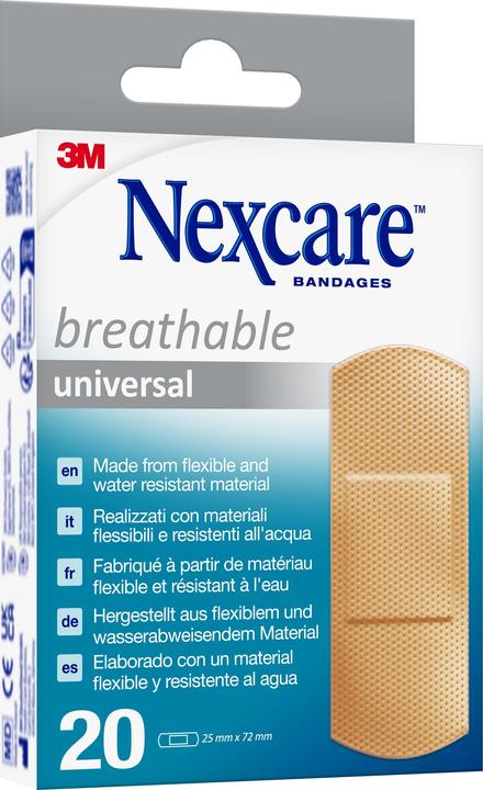 Image du produit Nexcare Panneaux universels respirants (20 x)