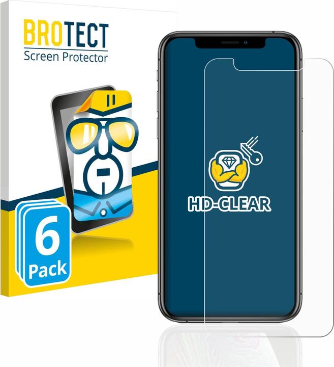 Image du produit BROTECT Protection Clair (6 pièce(s), Apple iPhone XS)