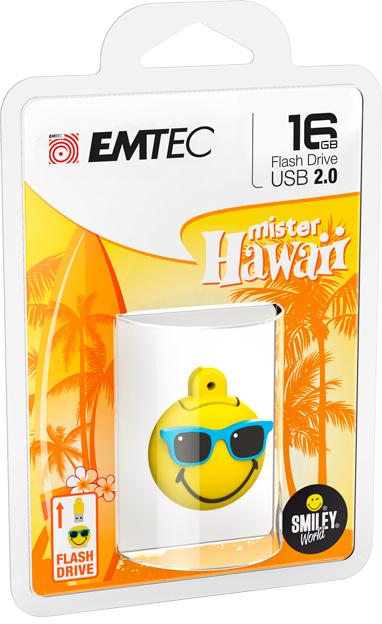 Productafbeelding Emtec Mr Hawaï Geel (16 GB, USB-A)