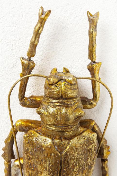 Actual product image Kare Design Wall Decoration Longicorn Beetle Gold