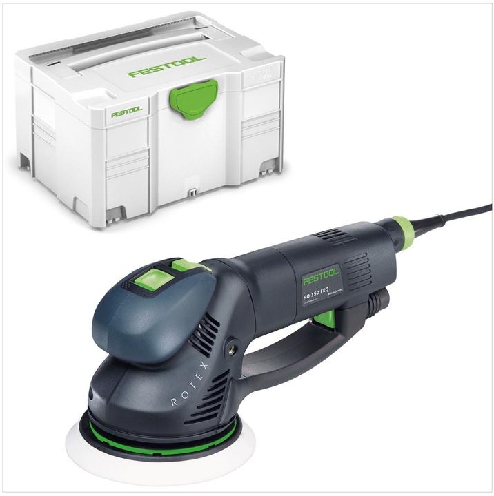 Produktbild Festool RO 150 FEQ-Plus ROTEX Getriebe Exzenterschleifer 720W 5mm Hub ( 575069 ) im Systainer + (Exzenterschleifer, 720 W)