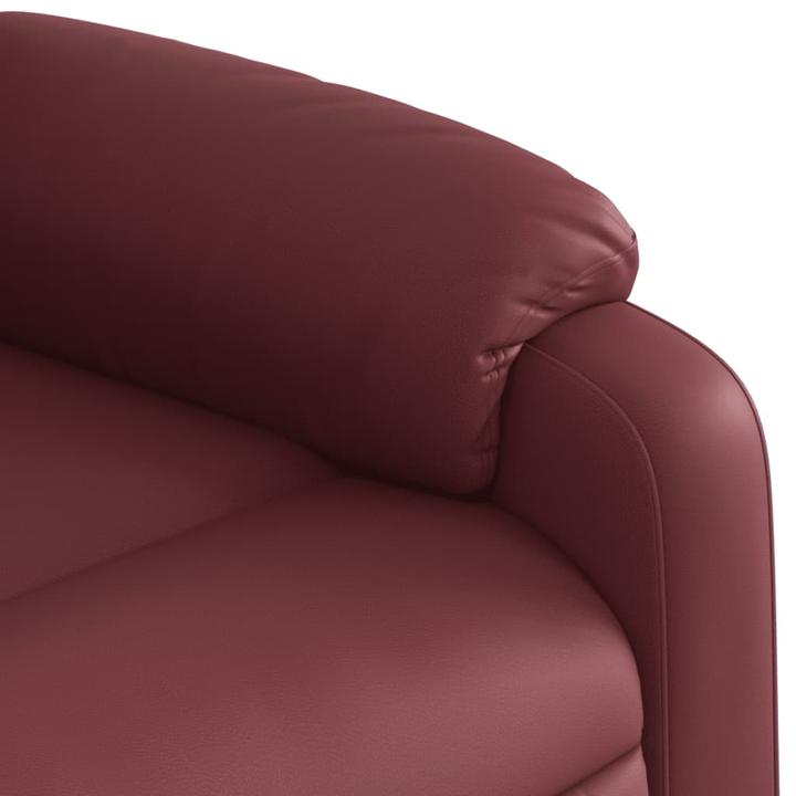 Image du produit VidaXL Fauteuil de massage vin rouge similicuir,Couleur : vin rouge,Matériaux