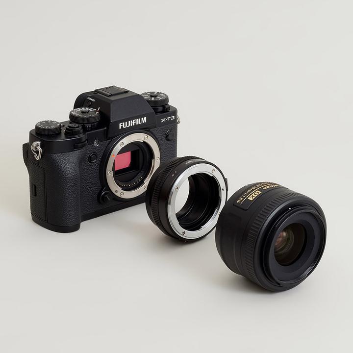 Immagine prodotto Urth Adattatore per obiettivo: Compatibile con l'obiettivo Nikon F (tipo G) e il corpo macchina Fujifilm