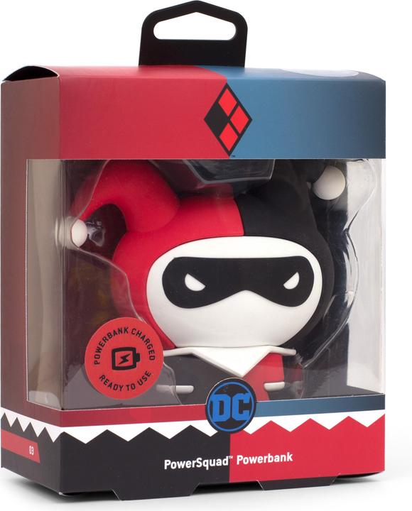 Produktbild PowerSquad Powerbank DC "Harley Quinn" - DC Comics (2500 mAh, 9.25 Wh)