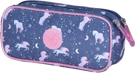 Immagine prodotto astuccio rettangolare per bambini con due scomparti bella sara cosmic