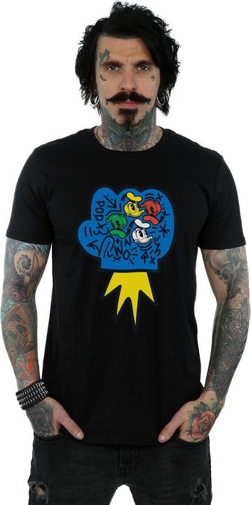 Actual product image Disney Mens Donald Duck Pop Fist T-Shirt (5XL)