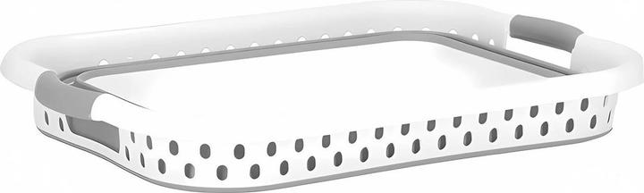Produktbild König Design Wäschekorb Faltbar Wäschesammler Wäschebox Wäschetonne Aufbewahrungskorb Grau (36 l)