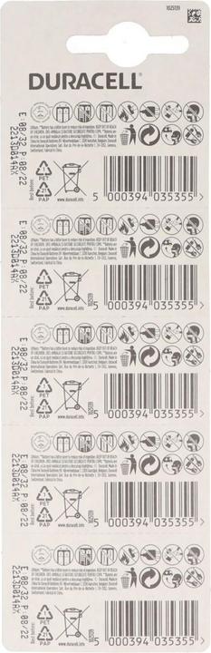 Actual product image Duracell 5x CR2032 Lithium battery 3 Volt (5 pcs., CR2032, 180 mAh)