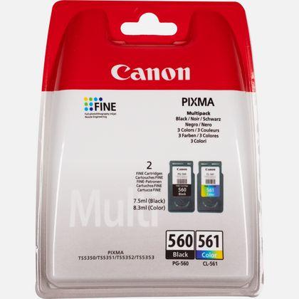 Actual product image Canon PG-560/CL-561 (CMYK)