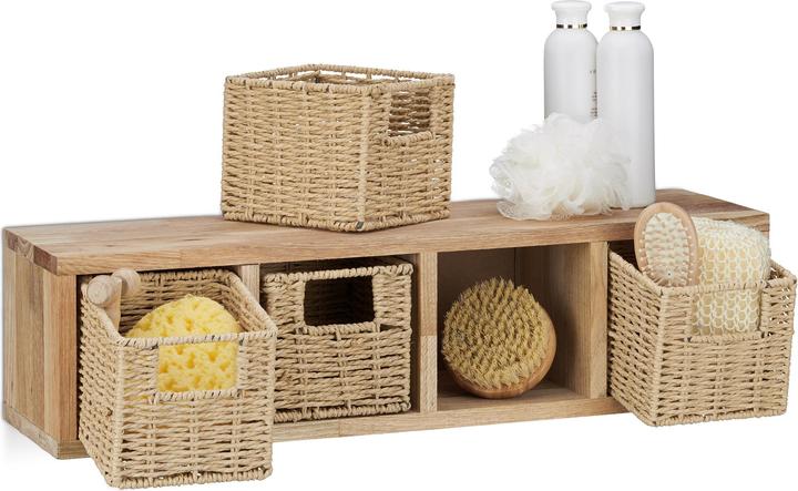 Immagine prodotto Relaxdays Scaffale a muro (61,5 x 18 x 16 cm)