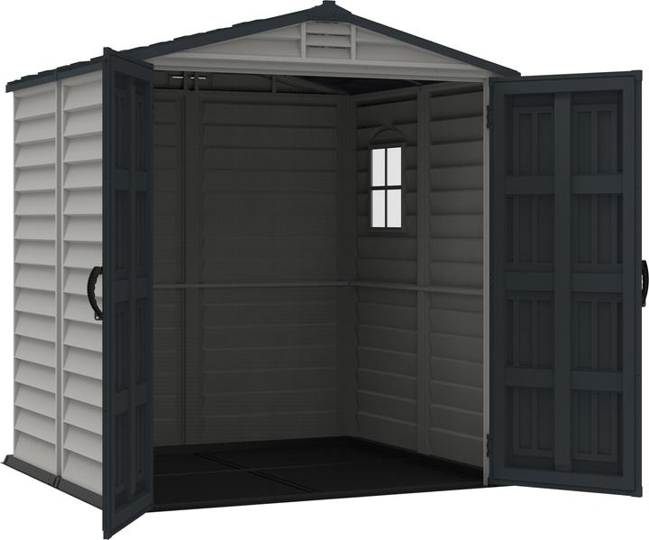 Actual product image Duramax Kunststoff Gerätehaus 186x190 Gartenhaus