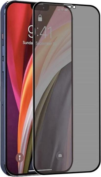 Image du produit Muvit Tiger Glass Plus Confidentiel Antibactérien : Iphone 12/12 Pro (1 pièce(s), Realme 12 Pro+, Apple iPhone 12)