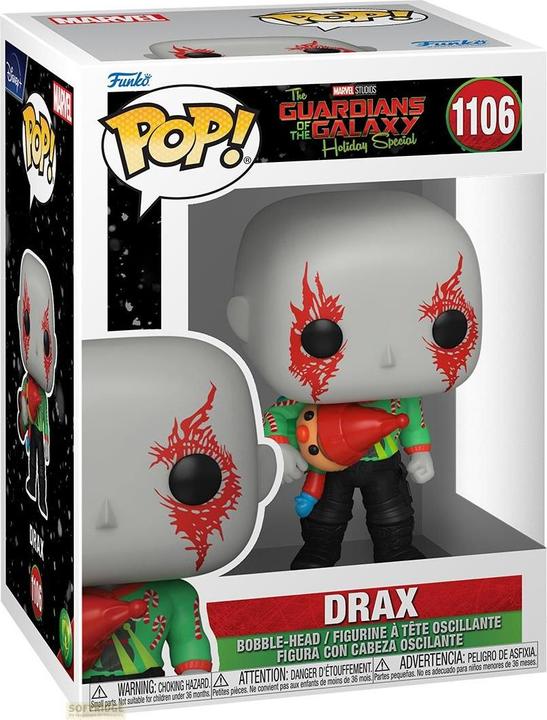 Produktbild Funko Pop! Guardiani della Galassia Holiday Drax (1106)