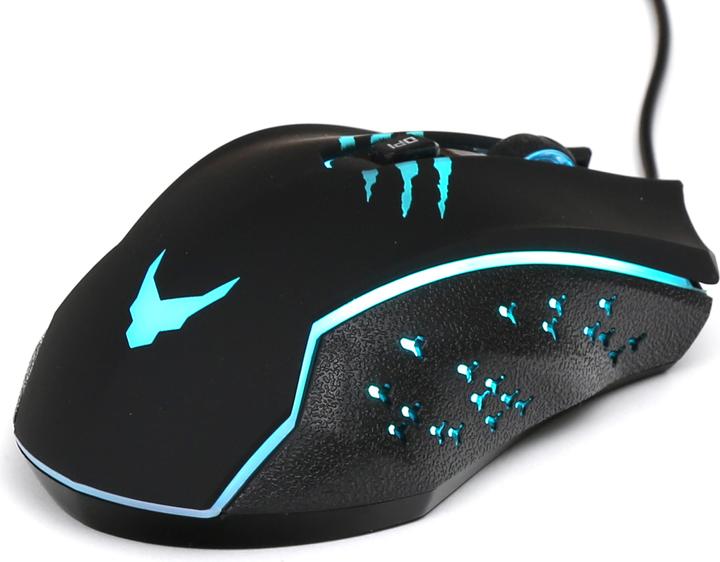 Immagine prodotto Varr Mouse USB da gioco, DPI regolabile (1200, 1800, 2400 o ), 6 pulsanti con rotella di scorrimento (Cablato)