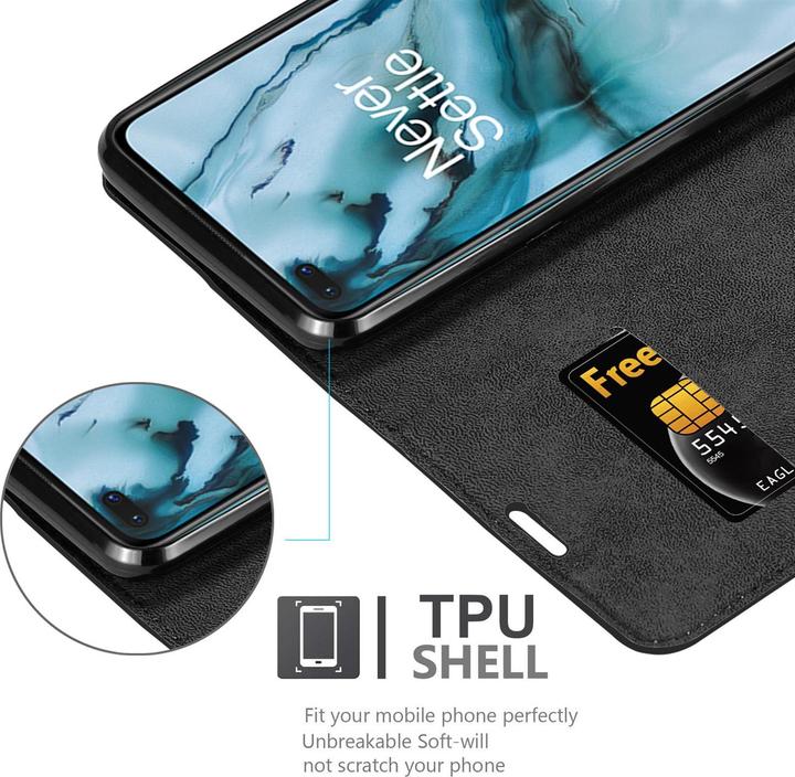 Actual product image Cadorabo Book Invisible Magnet Cover (OnePlus North)