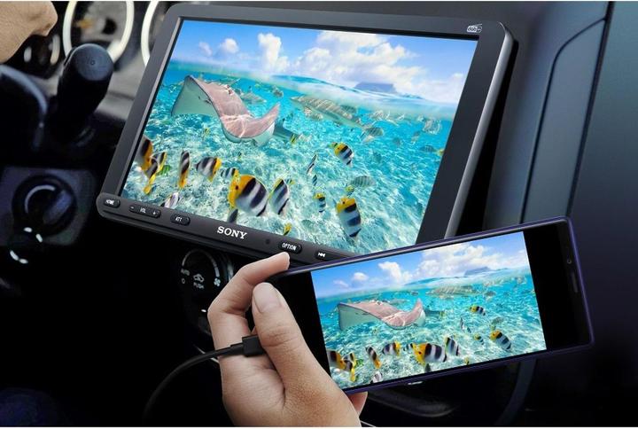 Actual product image Sony XAV-AX8050D (Android car, Apple Carplay)