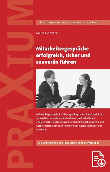 Produktbild Mitarbeitergespräche erfolgreich, sicher und souverän führen (Deutsch, Marco De Micheli)