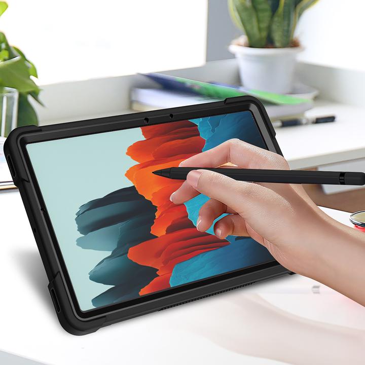 Actual product image Cazy Shockproof case compatible with Samsung Galaxy Tab S8 - Protective drop-proof case - with stand (Galaxy Tab S8)