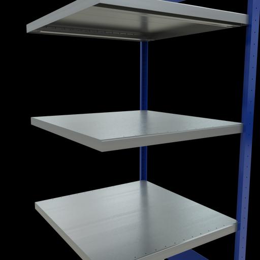Produktbild Schulte Lagertechnik Stecksystem Anbauregal MULTIplus250 mit Längenriegel