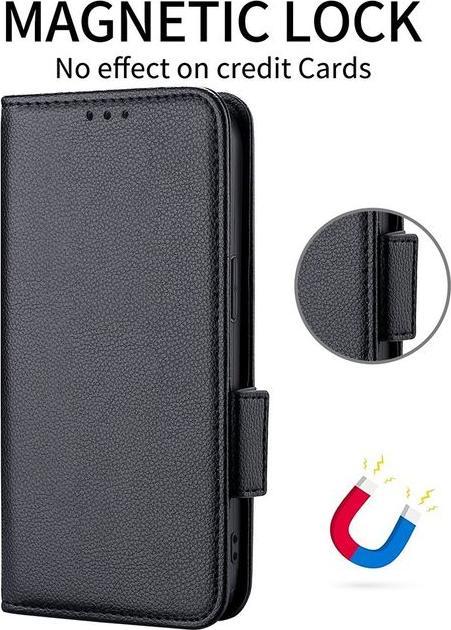 Actual product image MU Classic Litchi Leather Bookcover Series (Huawei Nova 11 Ultra, Huawei Nova 11 Pro)