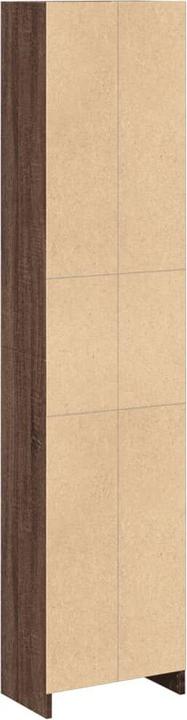 Image du produit VidaXL Bücherregal Regal Standregal Büroregal Aktenregal Braun Eichen-Optik (40 x 24 x 176 cm)