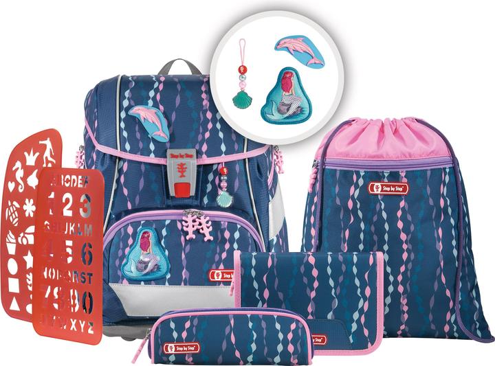 Blue, Lilac, Pink, Turquoise