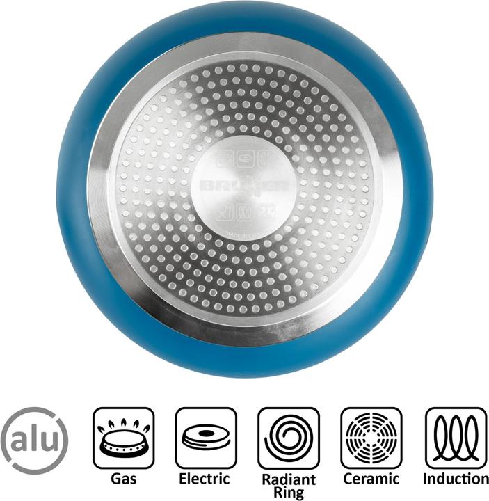 Image du produit Brunner Carezza Magnetogrip (22 cm, Ensemble de casseroles et de poêles de cuisson, Aluminium)