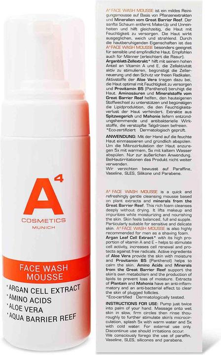 Produktbild A4 Health and Beauty Face Wash Mousse (Mousse, 150 ml)