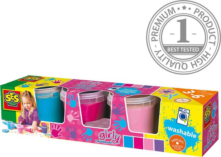 Produktbild Ses Fingerfarbe Trendy (Mehrfarbig, 150 ml)