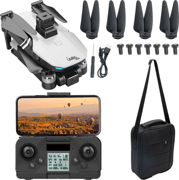 Produktbild Casativo GPS-Drohne mit Full-HD-Kamera, faltbar, 3-Achsen-Gimbal, Auto-Follow, App (25 min, 450 g)