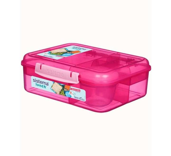Actual product image Sistema 1.65L Bento Lunch - Pink