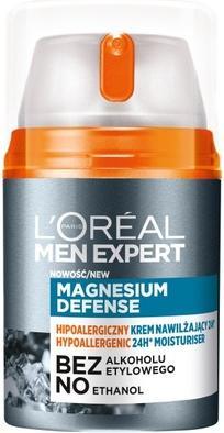 L'Oréal Paris L'Oreal Men Expert Magnesium Defense Hypoallergenic Moisturizer 50Ml (50 ml, 24h Creme)