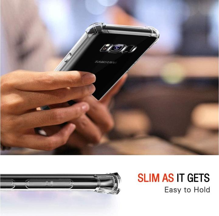 Immagine prodotto Screenguard Samsung Galaxy S8 Custodia Crystal Soft Airbag Bumper (Samsung Galaxy S8)