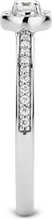 Produktbild Ti Sento Milano Ring mit Zirkonia 12101ZI (56, 925 Silber)