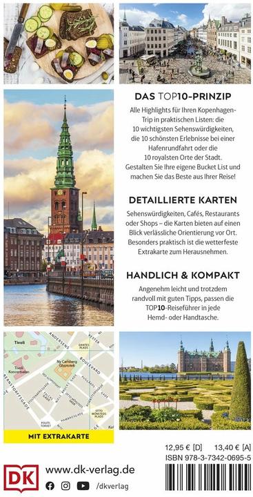 Produktbild TOP10 Reiseführer Kopenhagen (Deutsch, DK Verlag Reise, 2023)