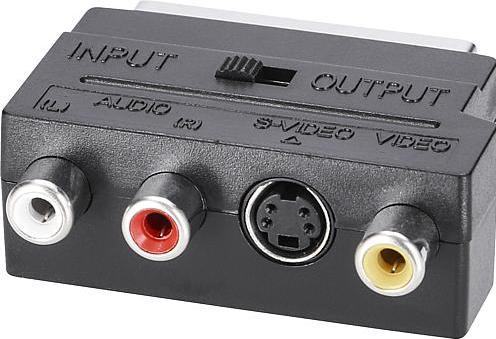 Produktbild EGB ScartAdapter 3 Cinchbuchsen CinchScart INOUT (Cinch)