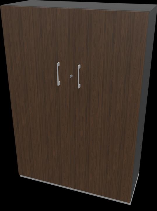Silver grey, Walnut decor dark with structure, Dark grey