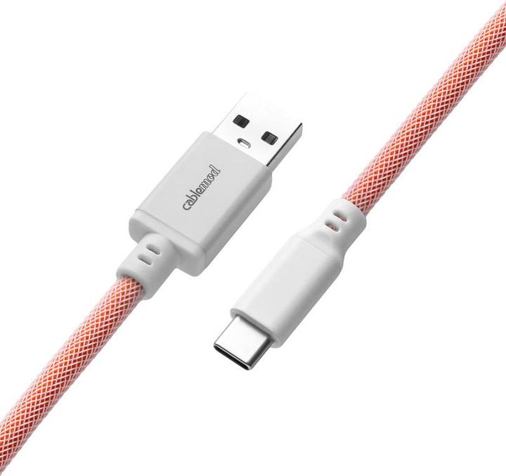 Immagine prodotto CableMod Cavo per tastiera a spirale Pro da USB-C a USB tipo A, Orangesicle (1.50 m, USB 2.0)