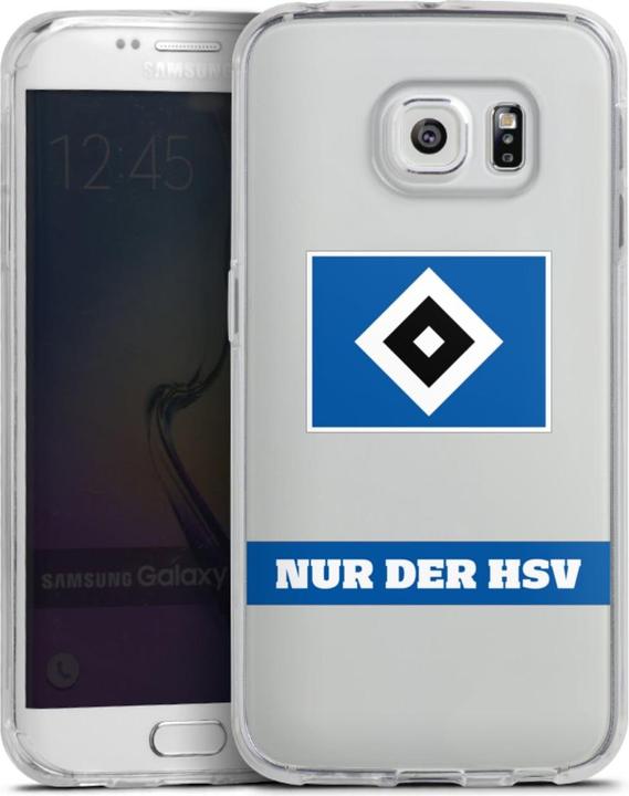 Produktbild DeinDesign Silikon Hülle für Samsung Galaxy S6 Edge Handyhülle Case Smartphone Schutzhülle HSV Hamburger SV (Samsung Galaxy S6 Edge)